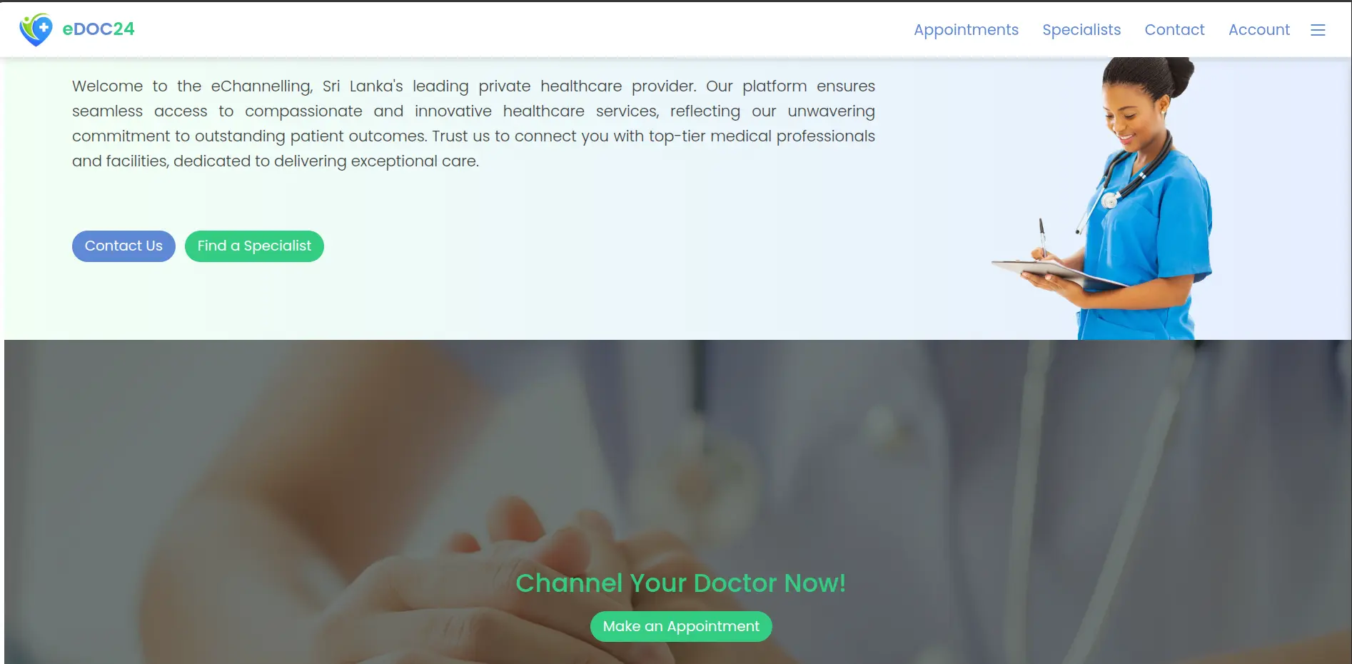 E-channelling System